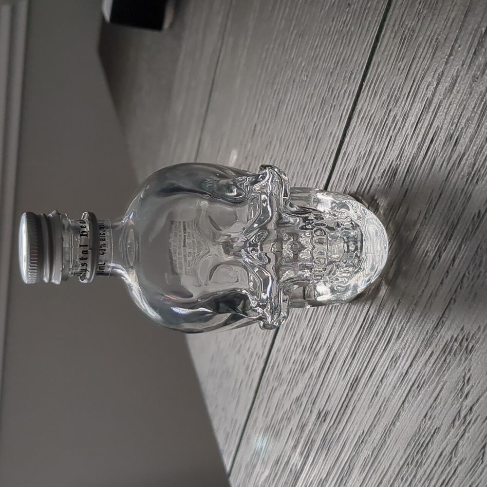 50 ml Crystal Head Vodka Dan Akroyd Skull Glass mini Empty Bottle